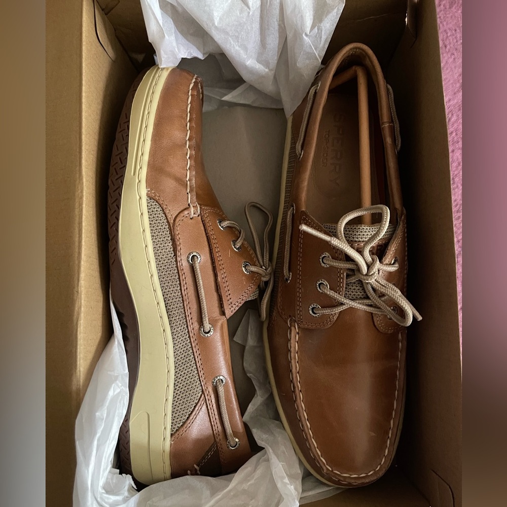 SPERRY Men’s Billfish 3-Eyed Boat Shoes - Size 13 BRAND NEW